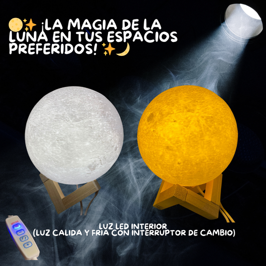 Velador Luna 3D